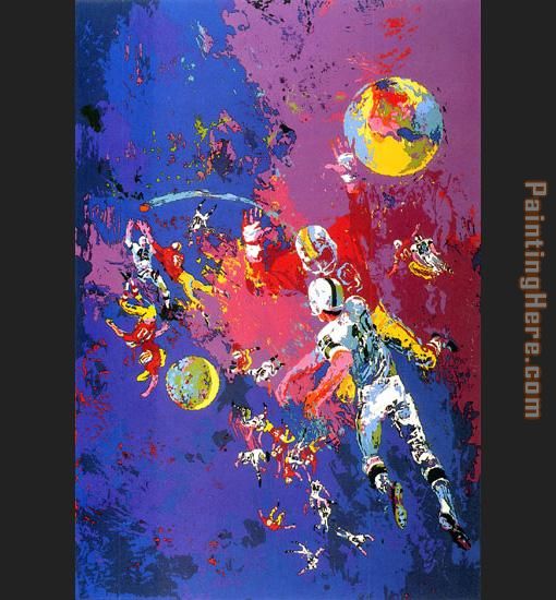 Leroy Neiman Satellite Football